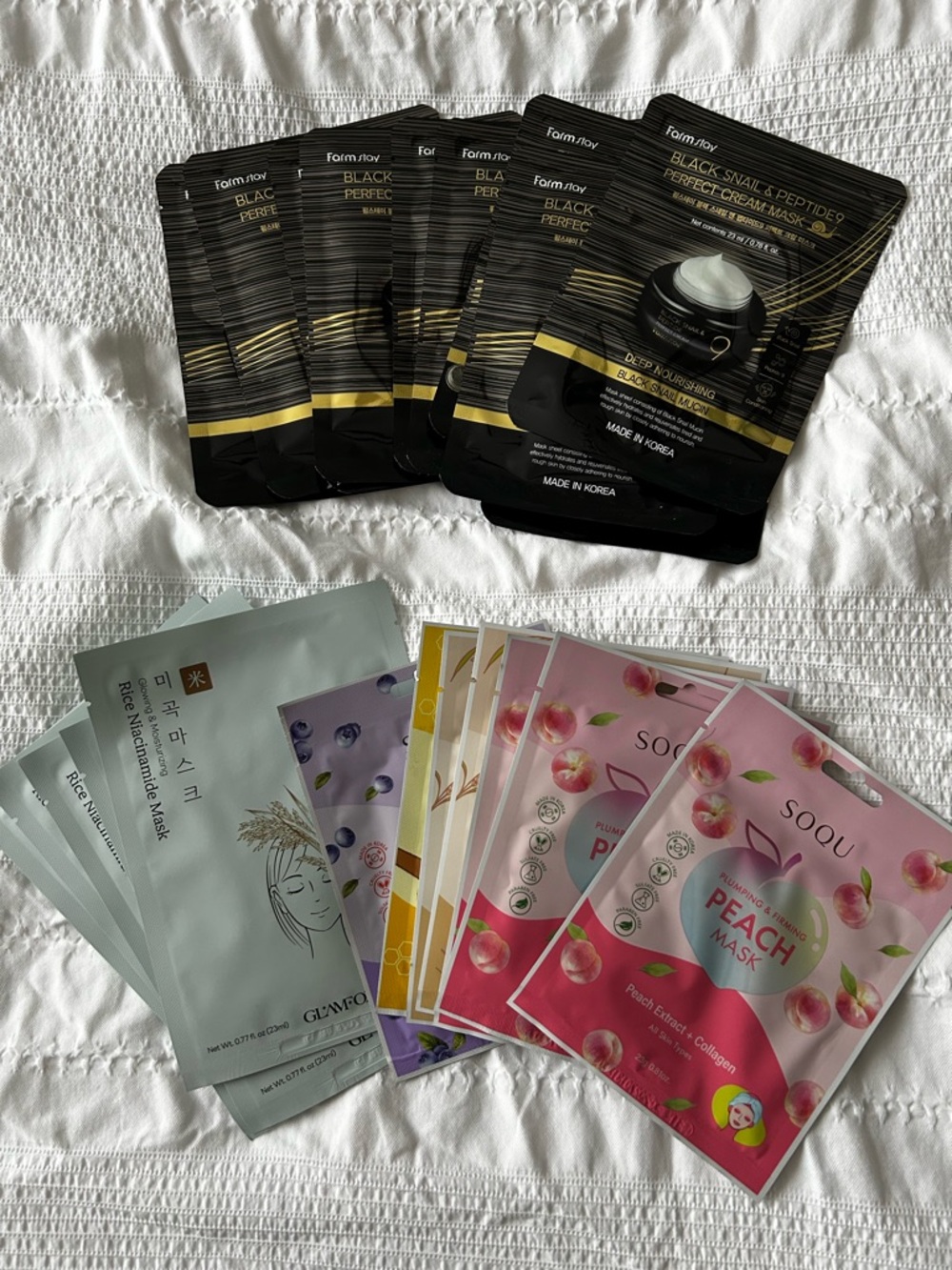 Lot of K Beauty Single Face Masks